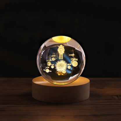 3D Crystal Night Light