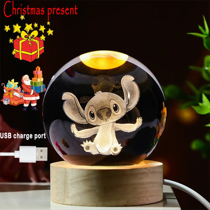 3D Crystal Night Light