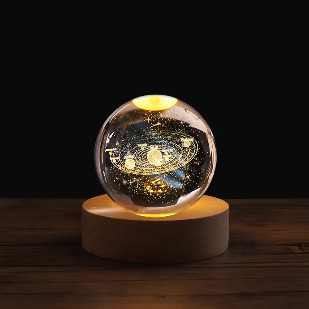 3D Crystal Night Light