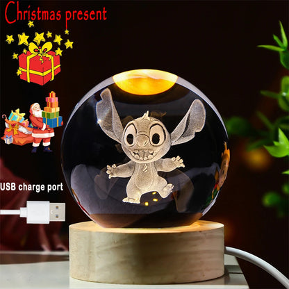 3D Crystal Night Light