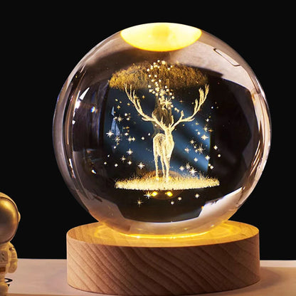 3D Crystal Night Light